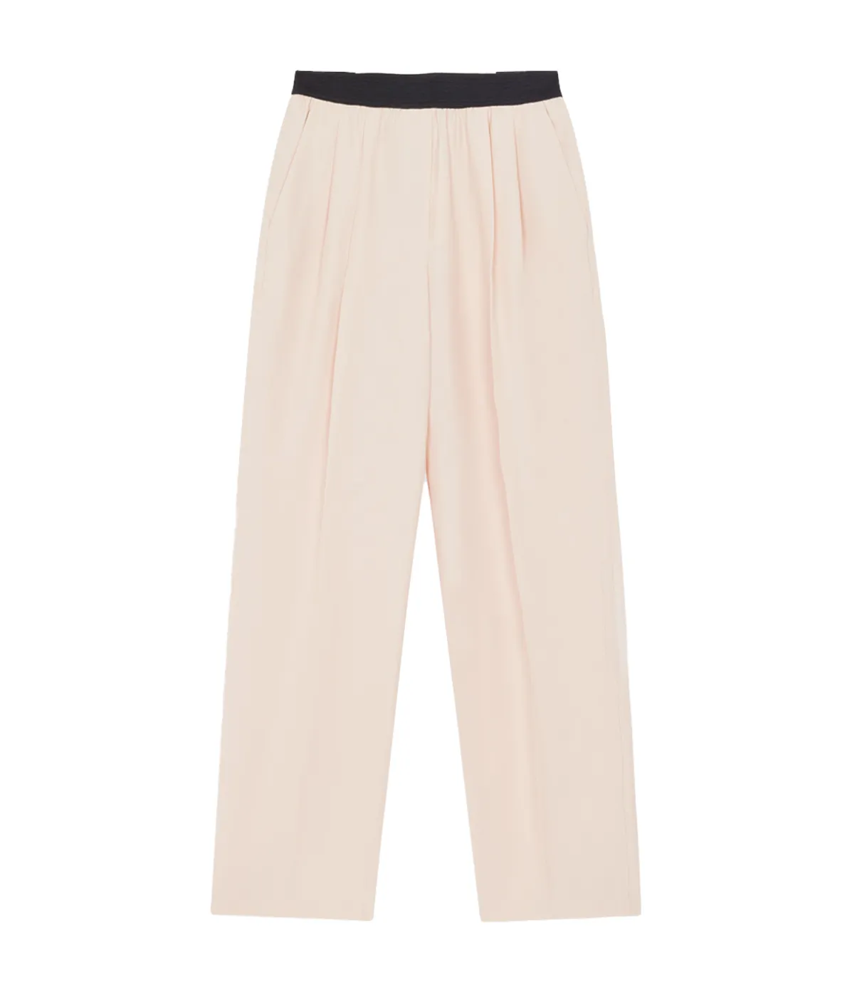 Takaroa Elastic Pants In Cream Rose