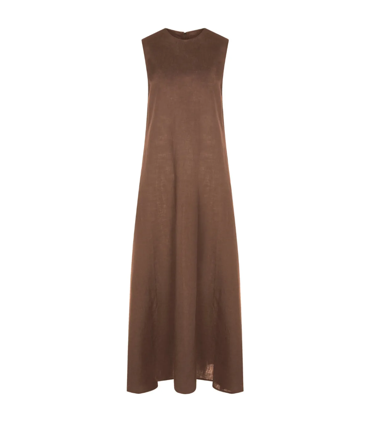 Talin Linen Dress In Sepia