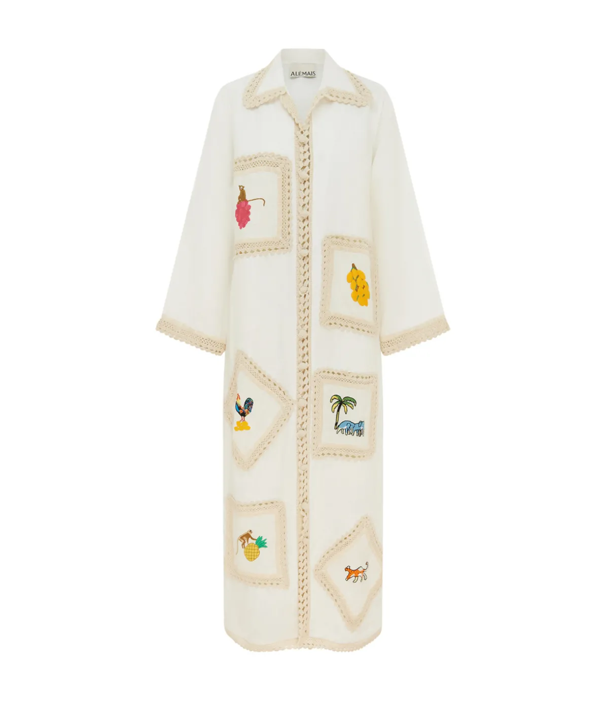 Teddy Shirtdress In Cream