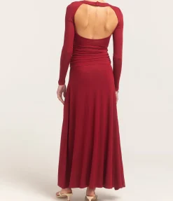 The Fran Dress In Cabernet