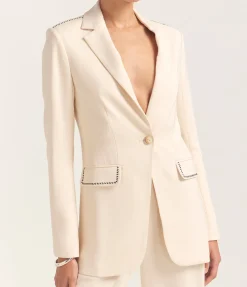 The Harlow Blazer In Clay