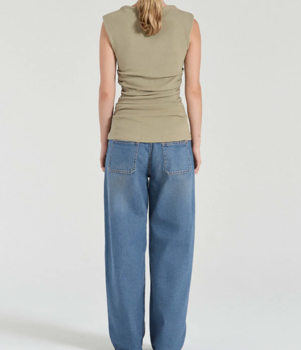 The Harlow Top In Sage