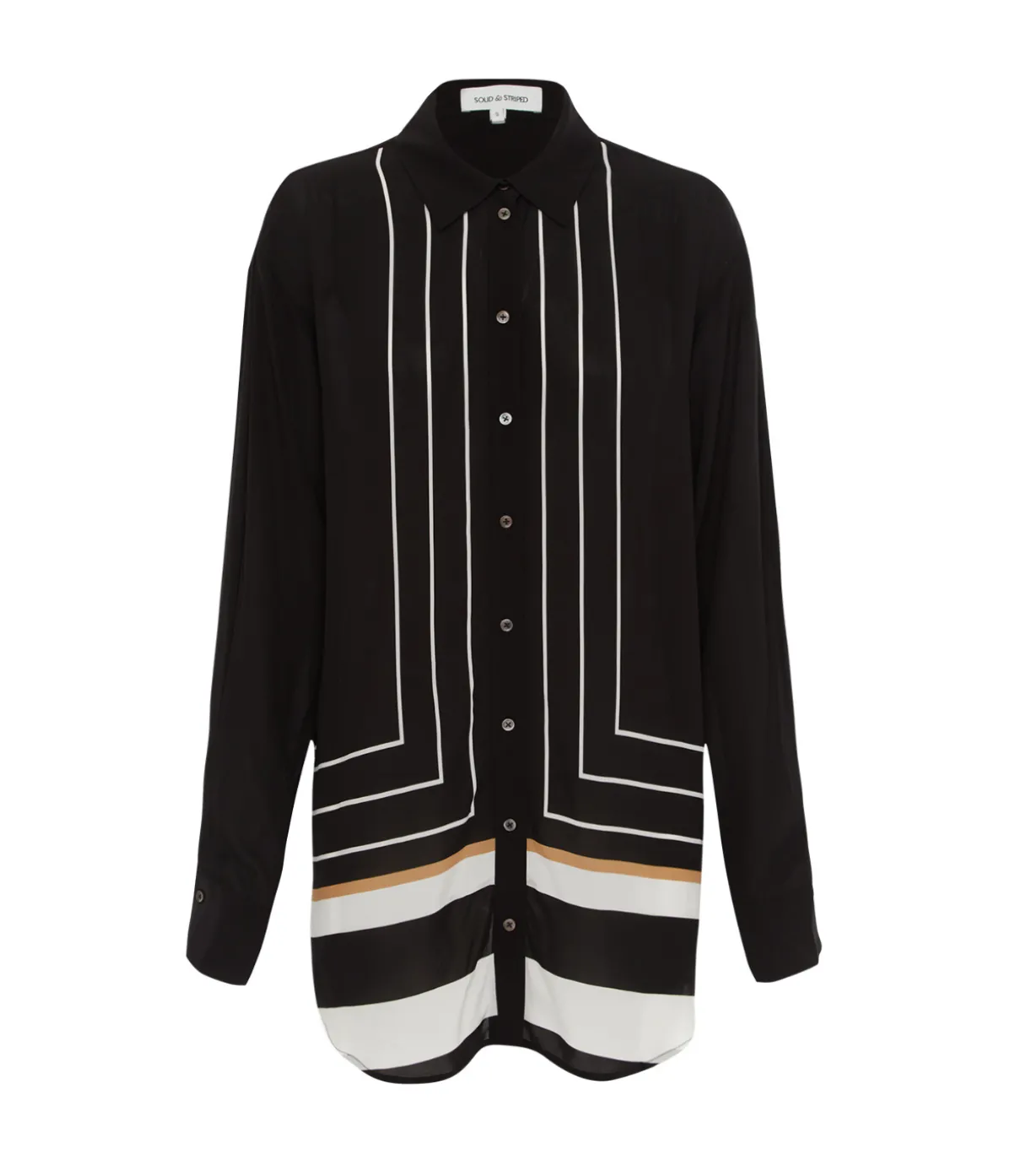 The Obert Top In Black Border
