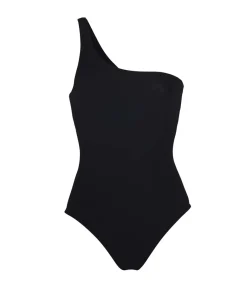 The One Shoulder One Piece In Black