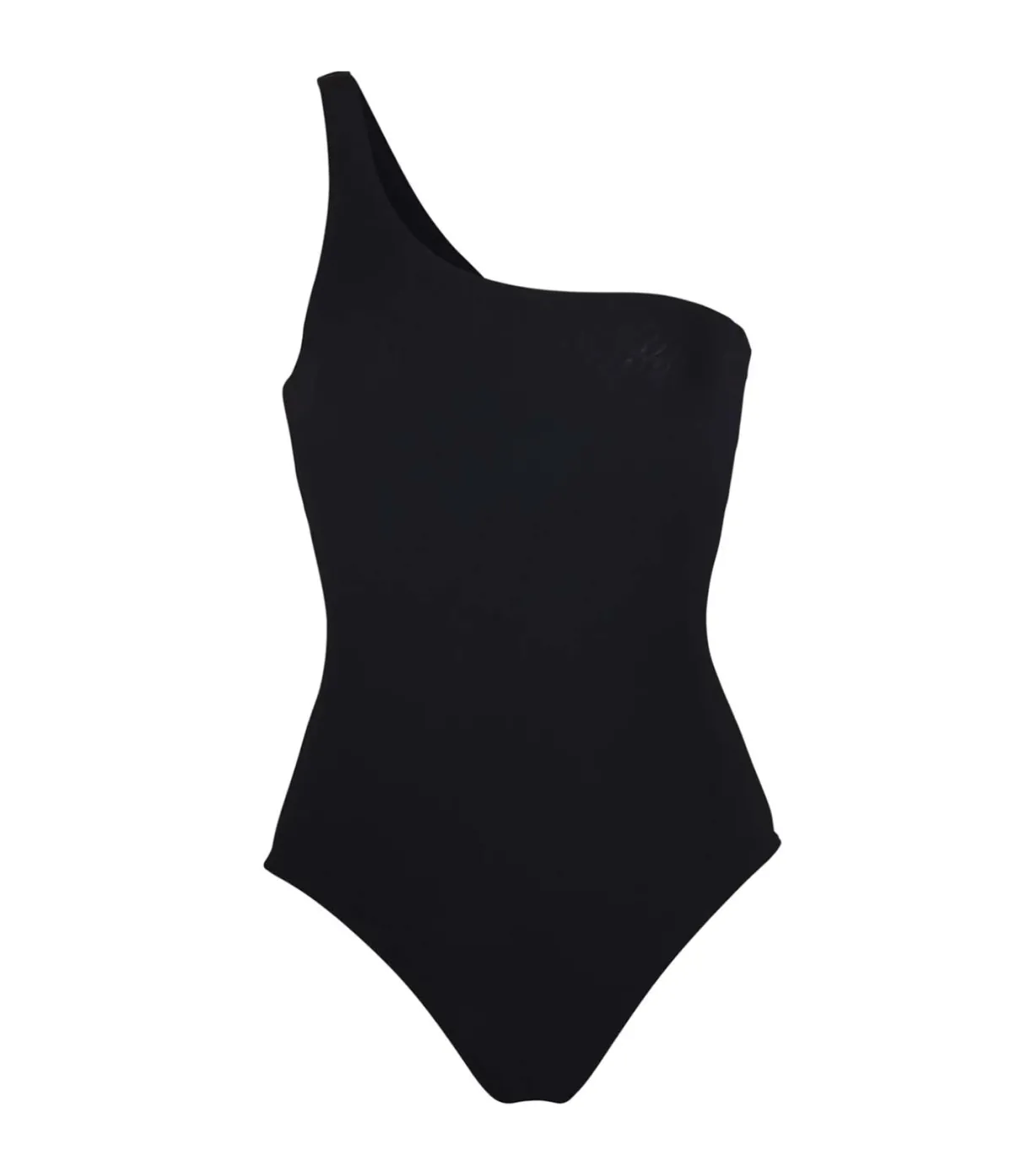 The One Shoulder One Piece In Black