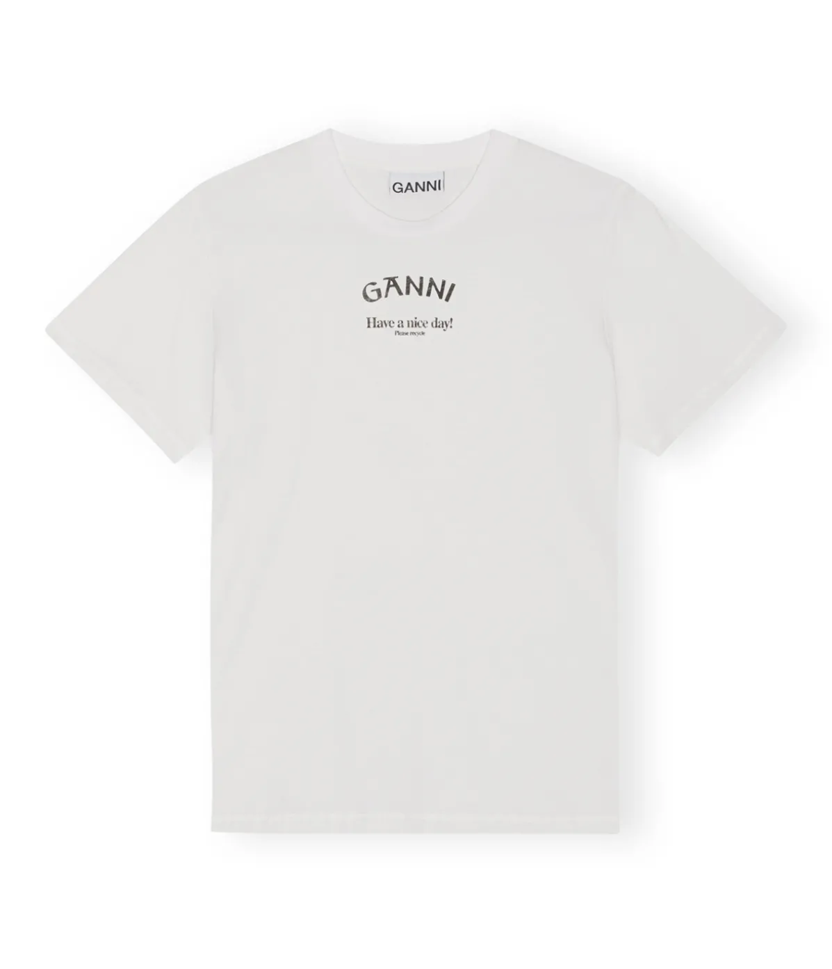 Thin Jersey Relaxed T-shirt In Bright White