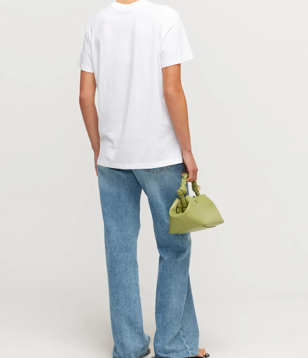 Thin Jersey Relaxed T-shirt In Bright White