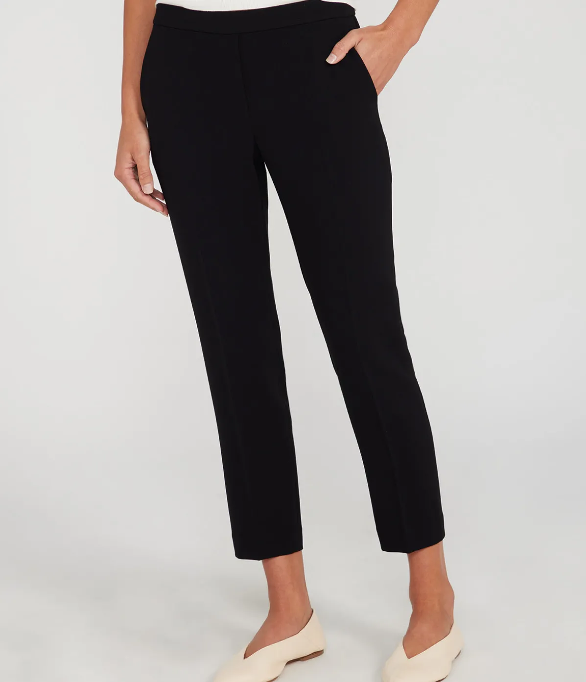 Treeca Pull On Pant In Black