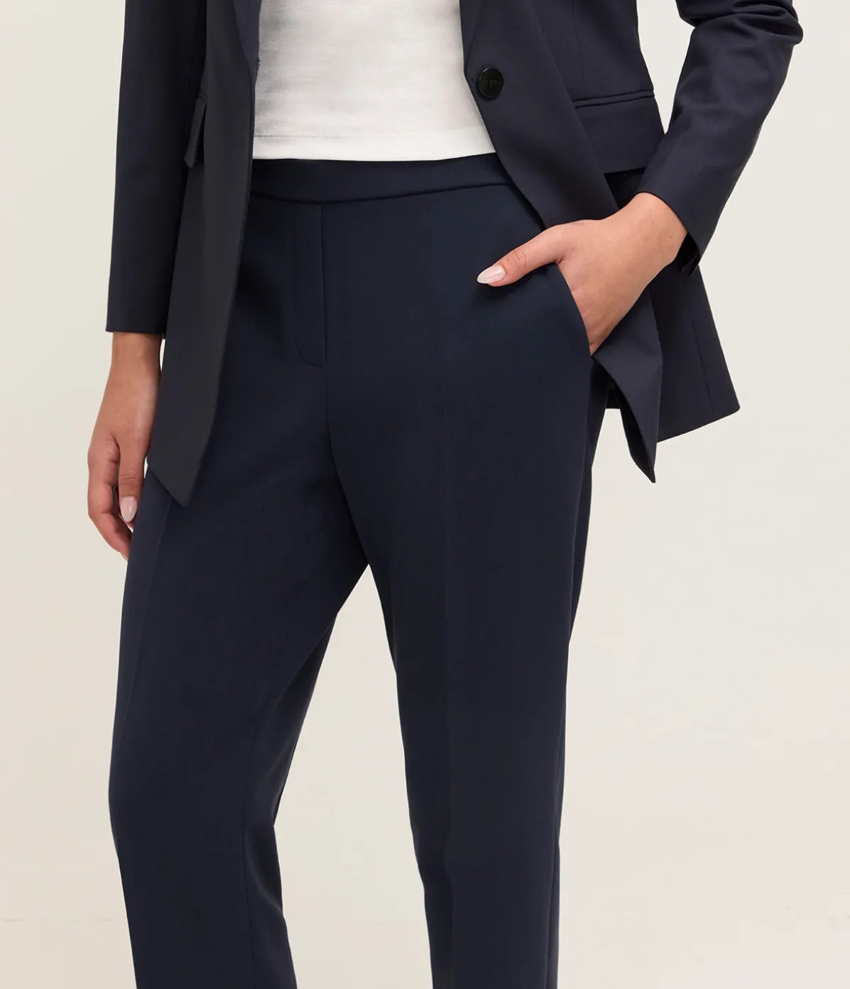 Treeca Pull On Pant In Nocturne Navy