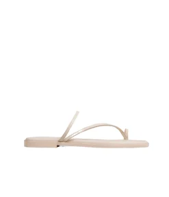Turner Suede Sandal In Eggshell