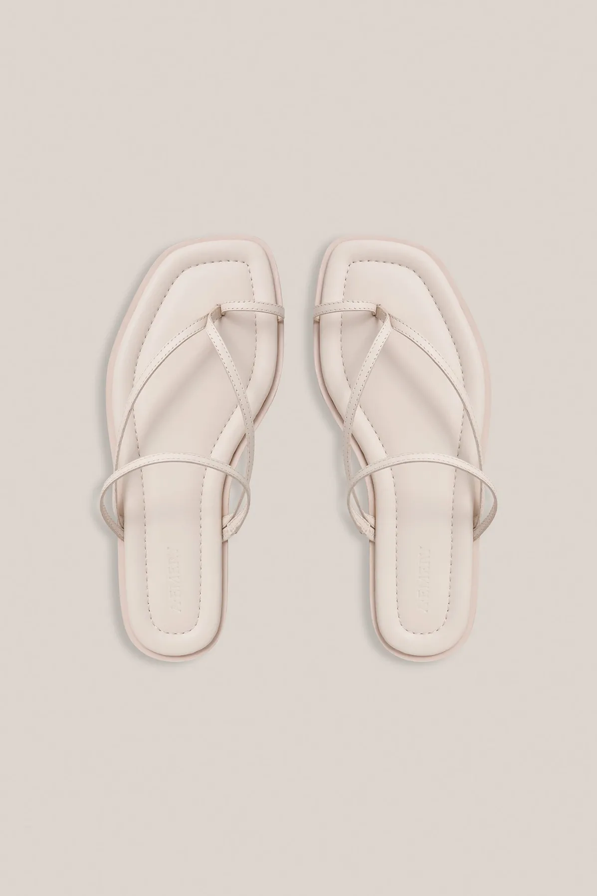 Turner Suede Sandal In Eggshell
