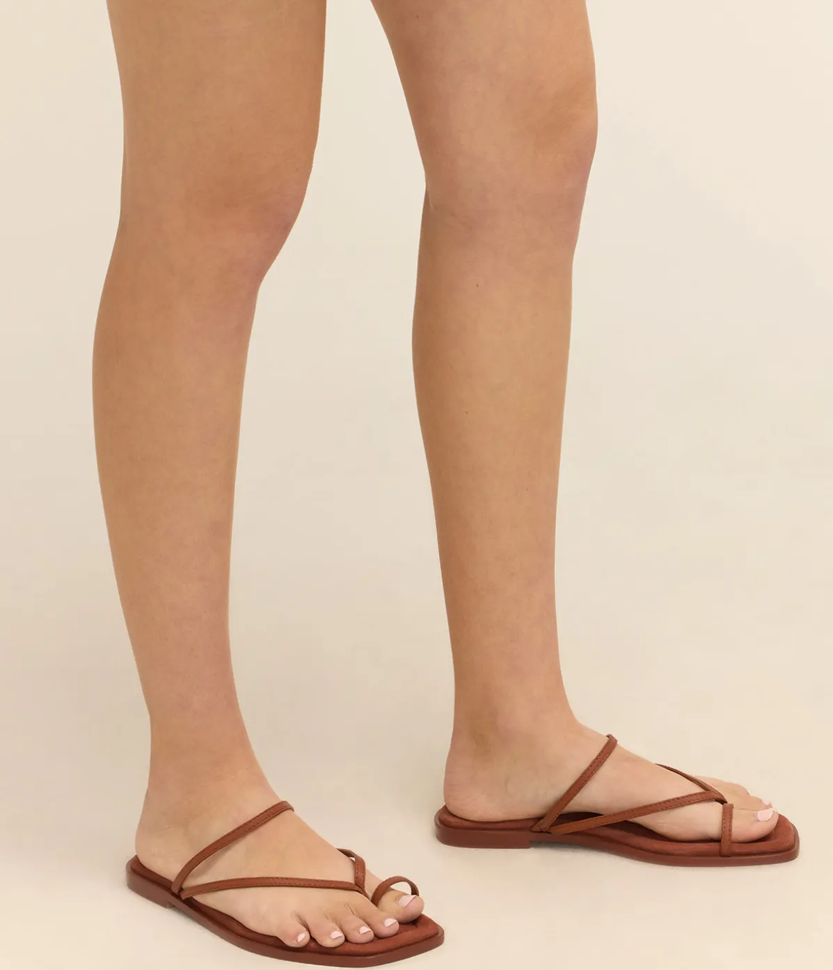 Turner Suede Sandal In Sienna
