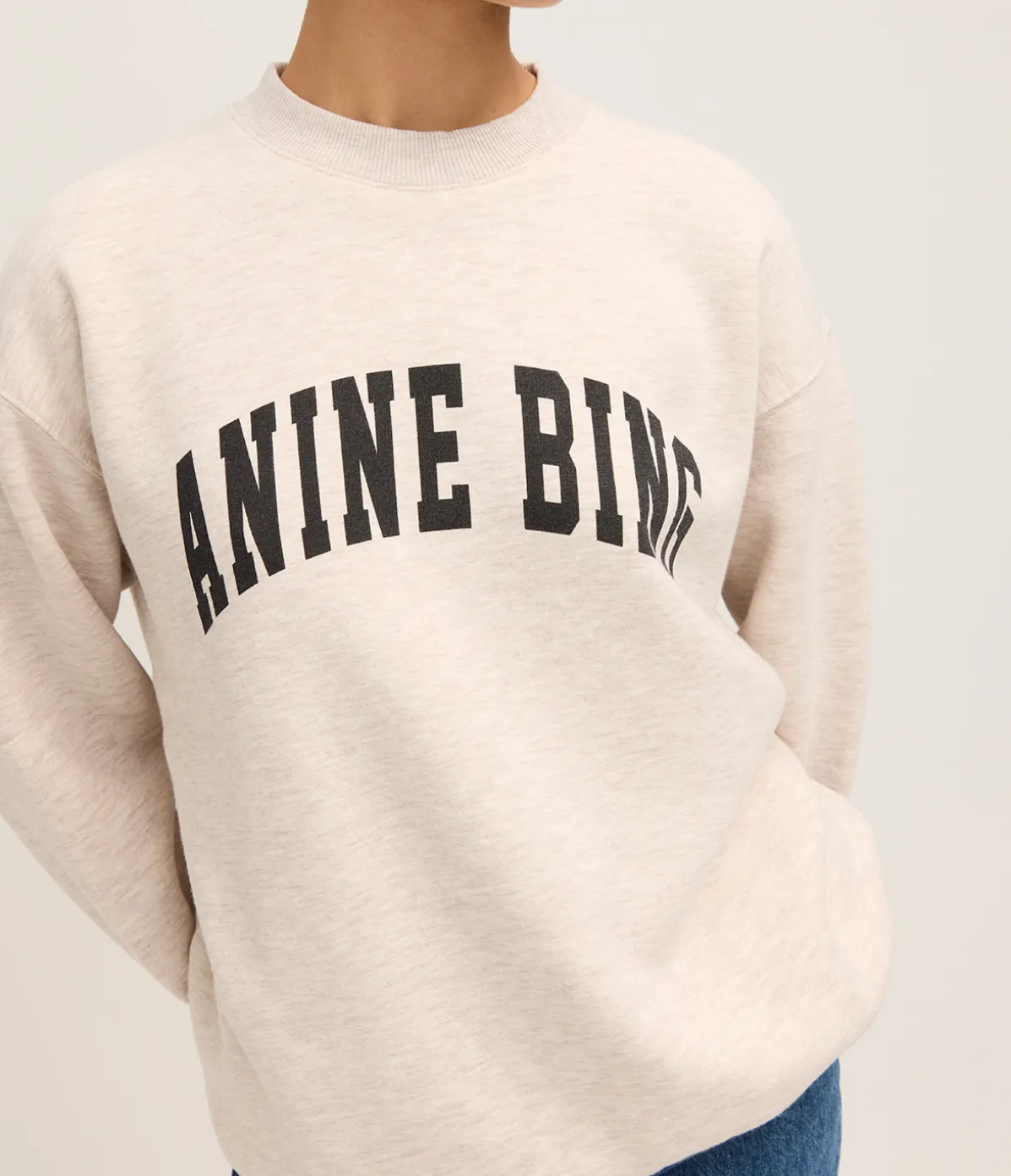 Tyler Sweatshirt In Oat Melange