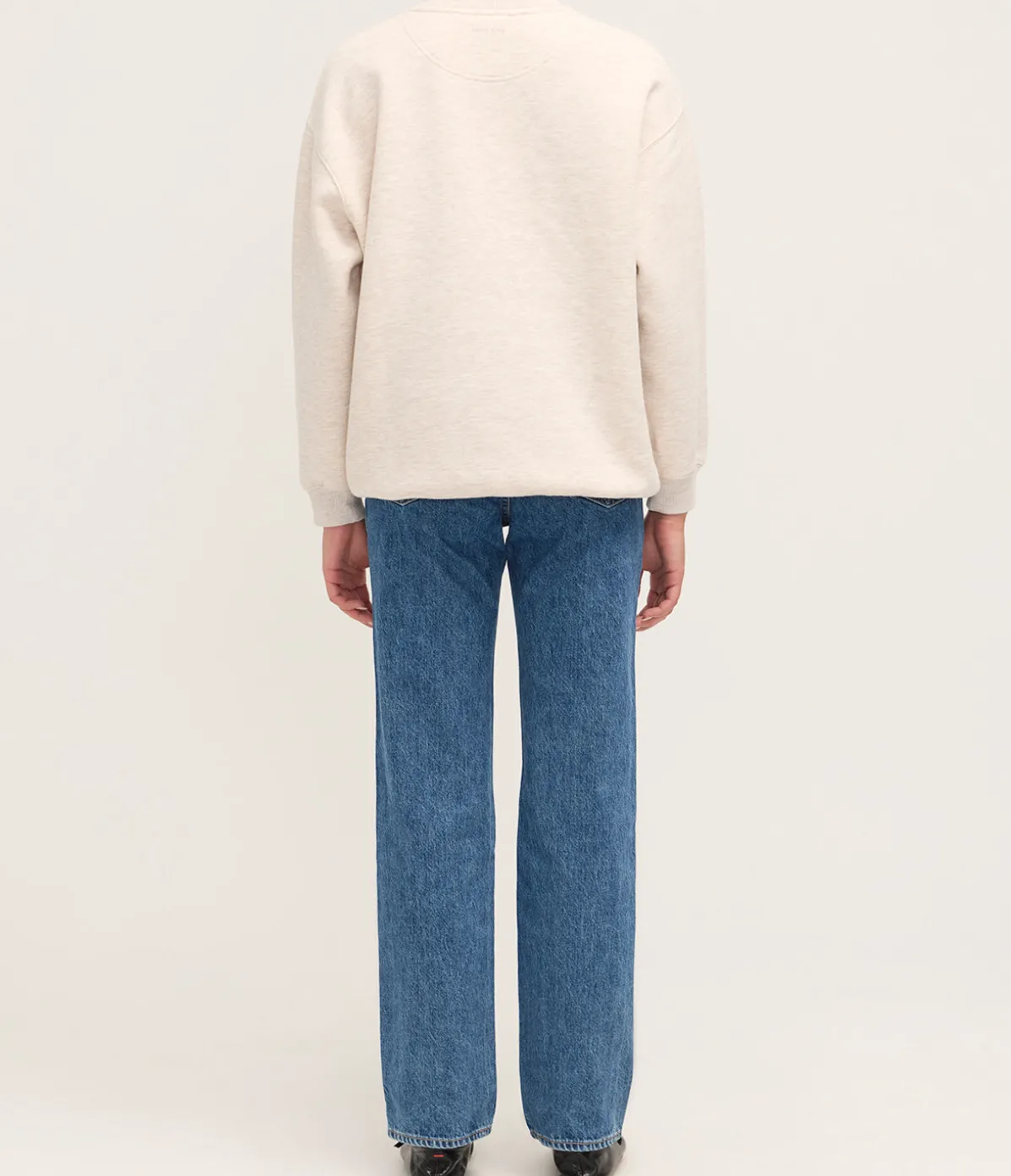 Tyler Sweatshirt In Oat Melange