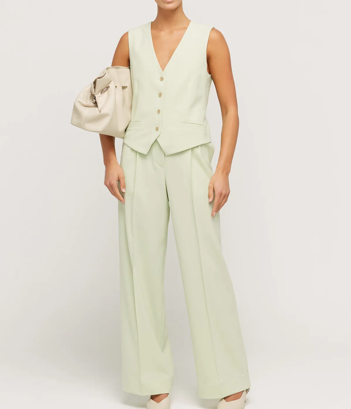 Ulla Trousers In Sea Foam