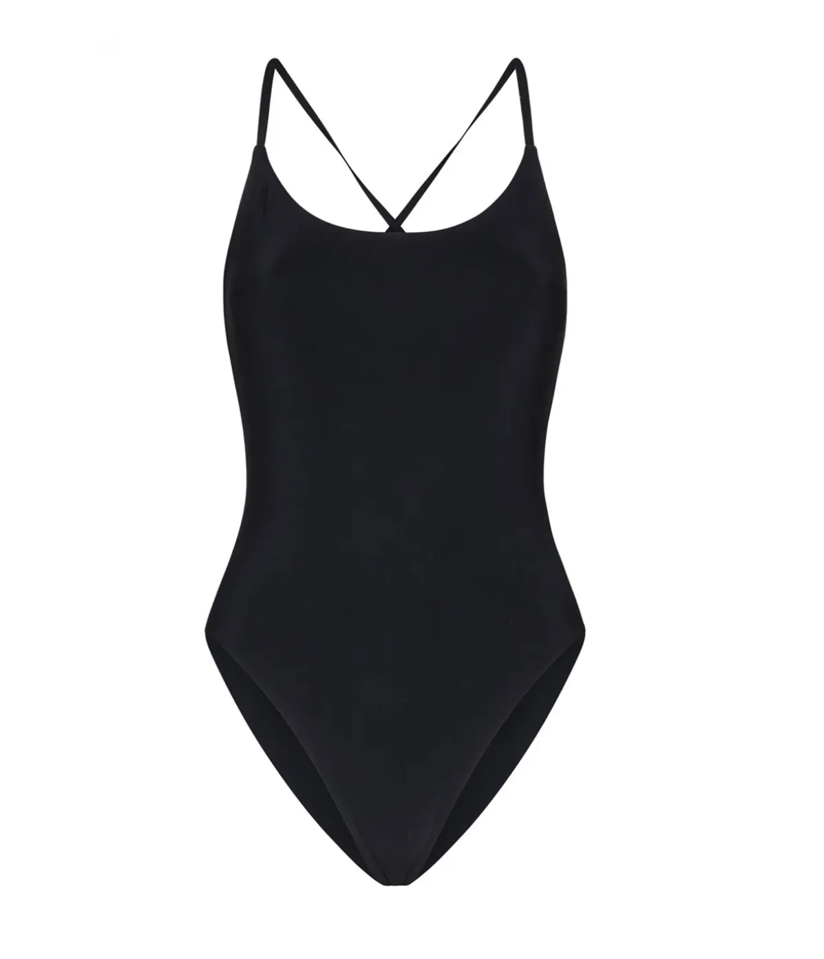 Uno Cross Back One Piece In Black