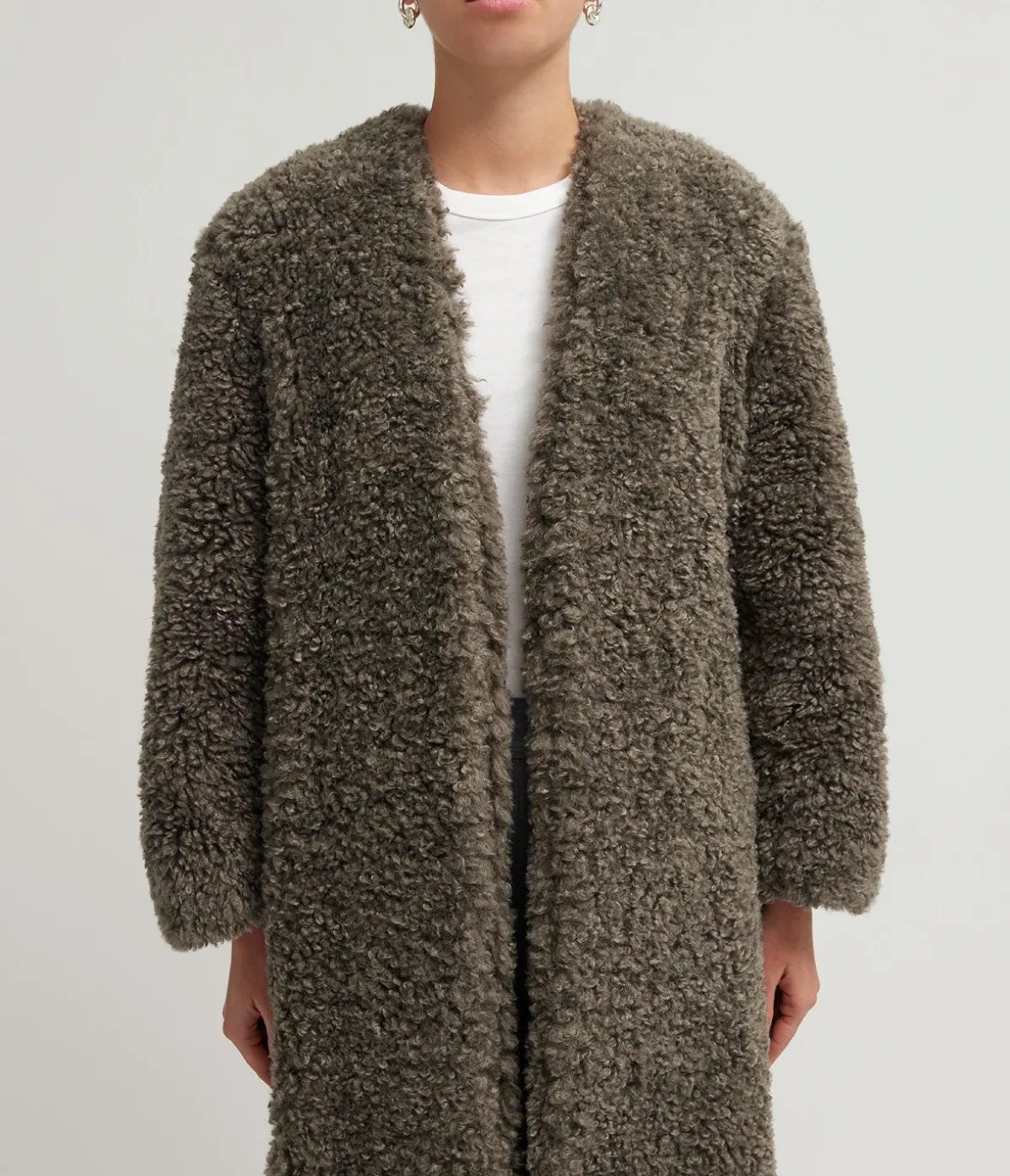 Valdes Coat In Petrol