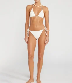 Venti Self Tie Bikini In Ivory