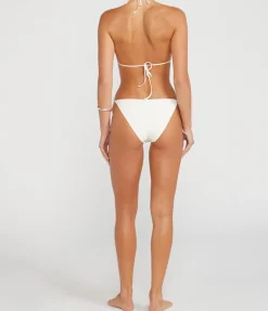 Venti Self Tie Bikini In Ivory
