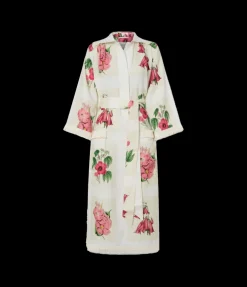 Verandah Floral Long Tunic Dress In Multi