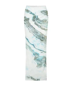 Vesper Fitted Skirt In Agate