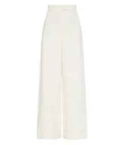 Wide Leg Trouser In Ivory