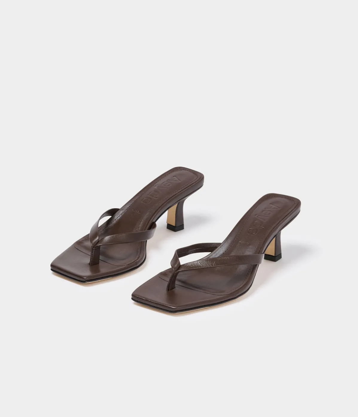 Wilma Nappa Heel In Moka