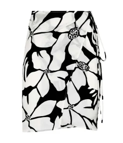 Wrap Mini Skirt In Magnolia