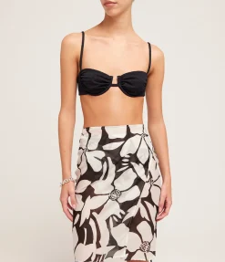 Wrap Mini Skirt In Magnolia