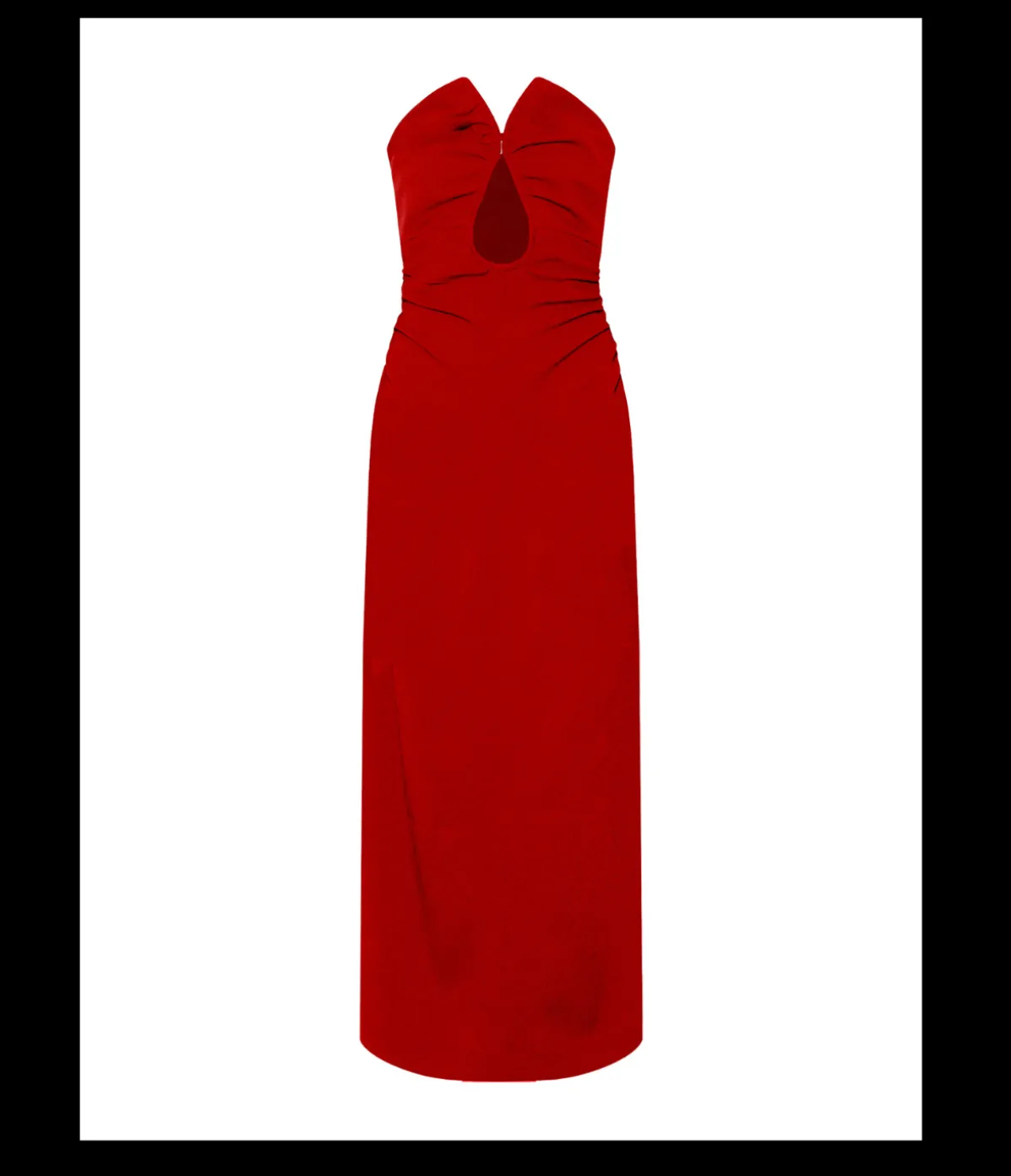 Zoe Bodice Dress In Red